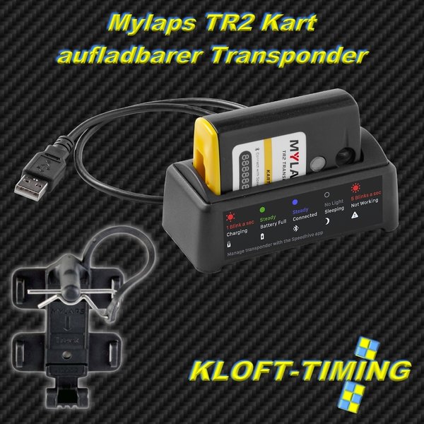MYLAPS TR2 Racekart Transponder 2 Jahre