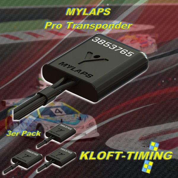 Mylaps RC4 Pro Transponder 3er Pack