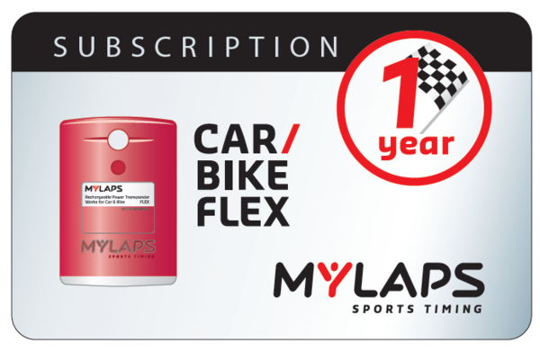 Codekarte/Subscription-Card Car/Bike TranX3 Flex Transponder 1 Jahr