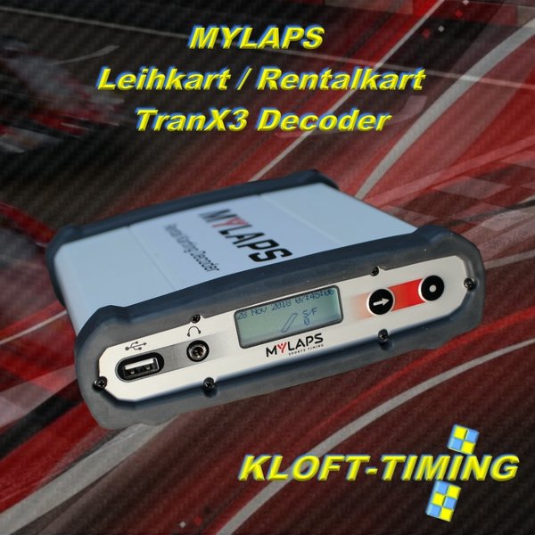 Mylaps 140 TranX3 Leihkart/Rentalkart Decoder