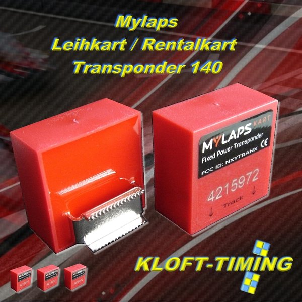 Mylaps 140 Leihkart/Rentalkart Transponder 3er Satz