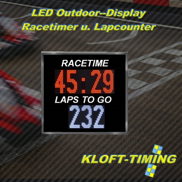LED Outdoor Racetimer-Lapcounter