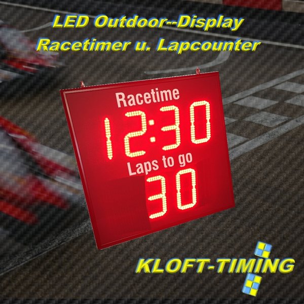 LED Outdoor Racetimer-Lapcounter