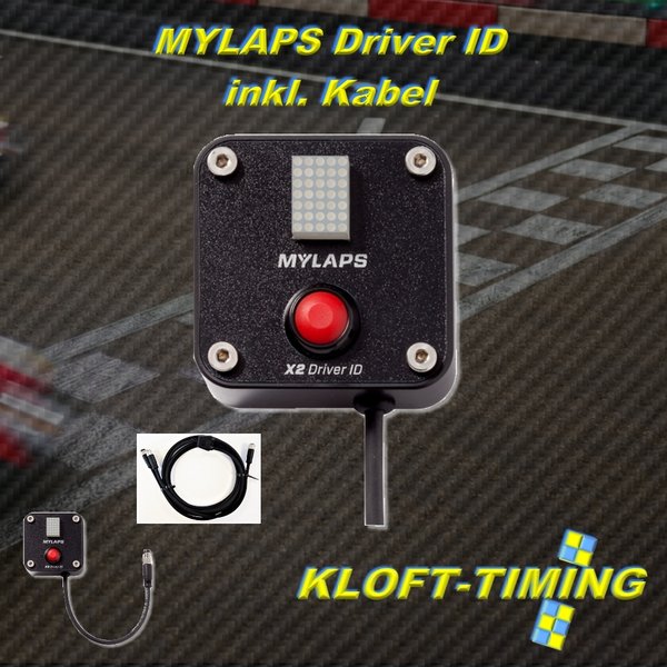 MYLAPS Driver-Id Schalter inkl. Kabel X2 u. TR2 kompatibel