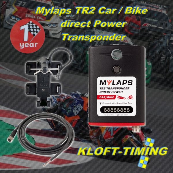 TR2 Car/Bike 1 Jahr Transponder Direct Power