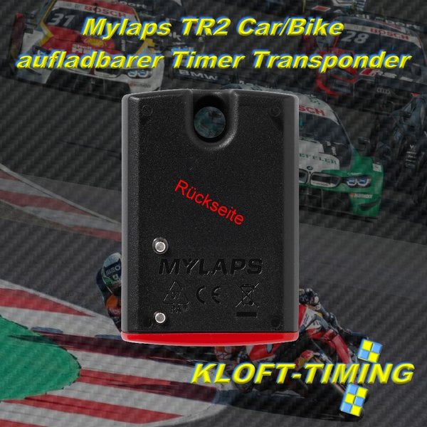 Mylaps TR2 Car/Bike Timer Transponder, Ersatz für TranX3 260 Car/Bike